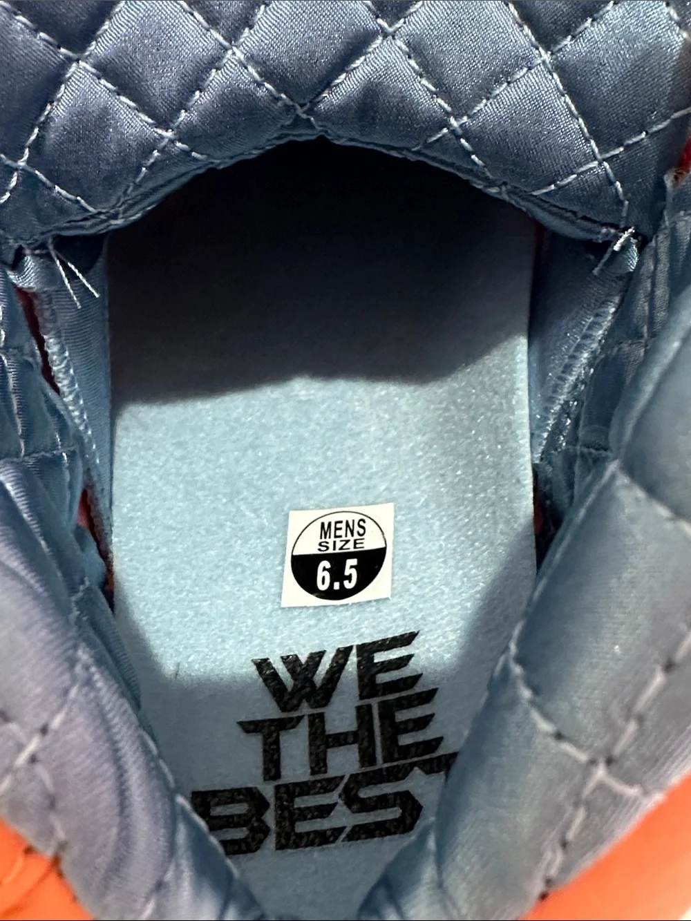 Jordan Retro 5 DJ Khalid  High-Top Sneakers in Coral Orange with Silver Tongue